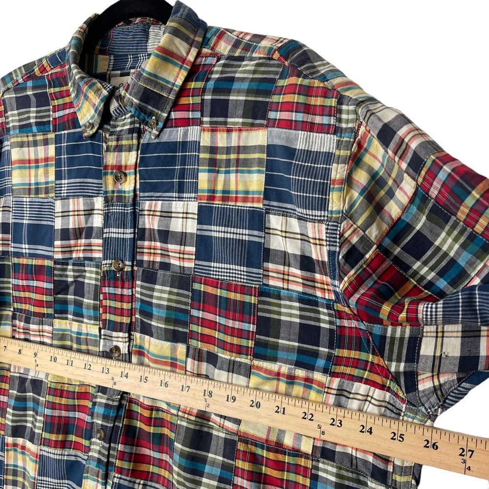 Eddie Bauer Men’s Multicolor Patchwork Quilted Sh… - image 4